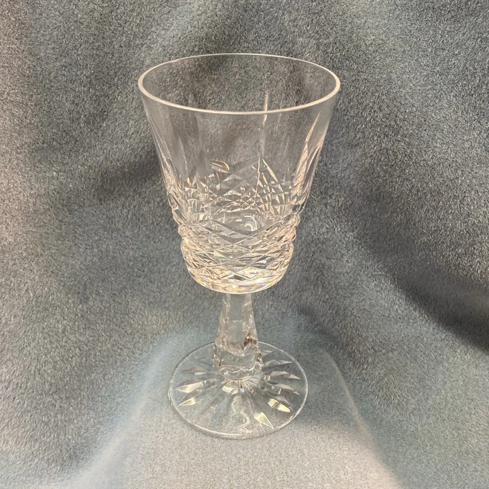 2-Elegant Crystal Claret Wine Glasses by Waterford (set of two)